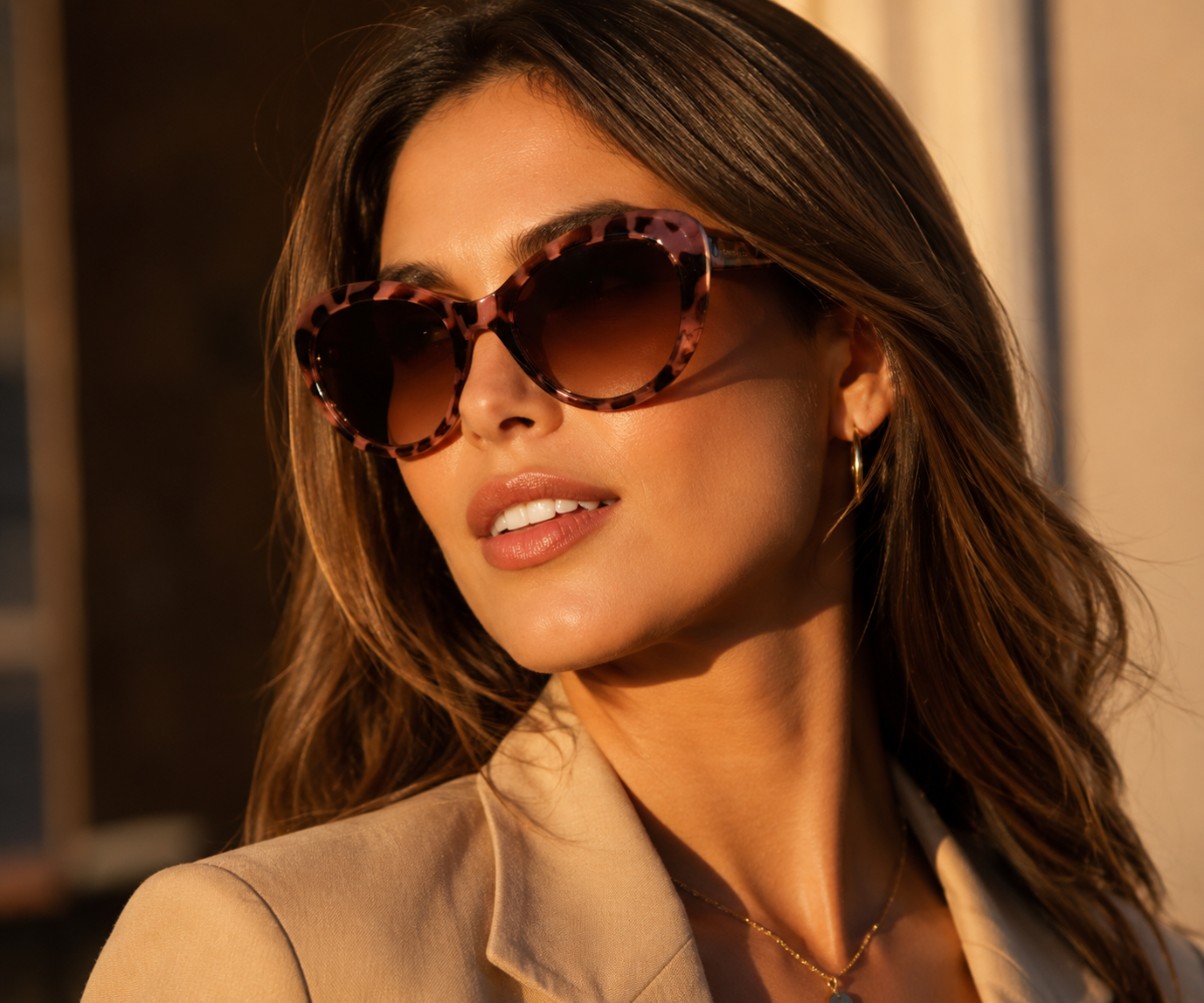 Karen Millen KM5024 223 54 Purple Havana Sunglasses