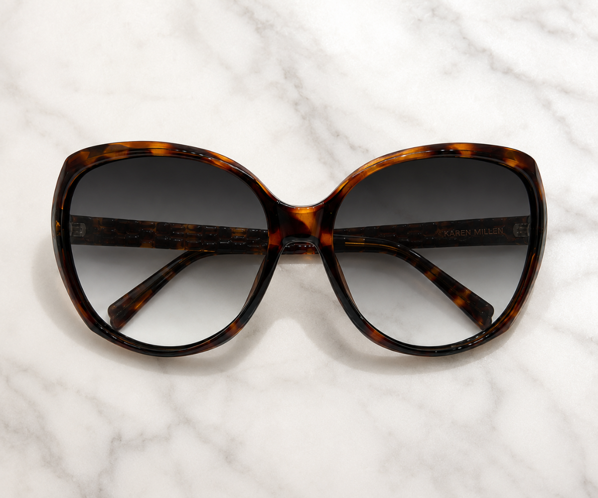 Karen Millen KM5055 102 Light Tortoise Sunglasses