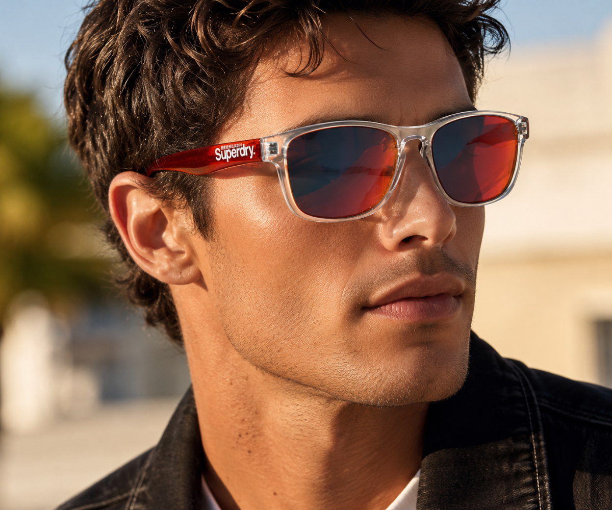 Superdry SDS-ROCKSTAR-186 Transparent Sunglasses