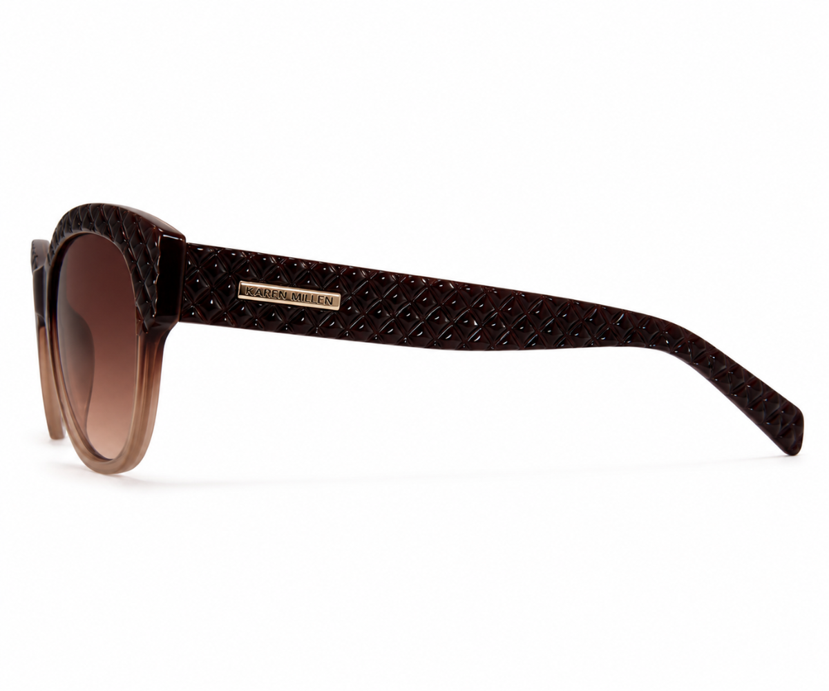 Karen Millen KM5058 182 Brown Sunglasses