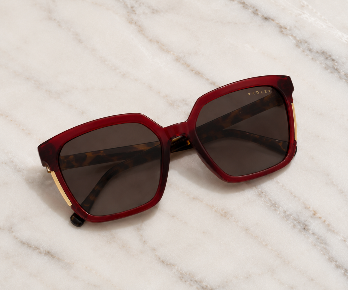 Radley 6506 172A Transparent Burgundy Sunglasses - Offer