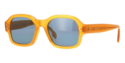 Celine CL40266U 5347V Brown Sunglasses - Brown / Tortoise frame, Blue lens