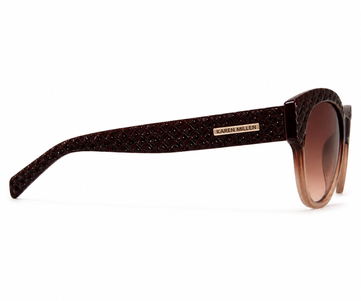 Karen Millen KM5058 182 Brown Sunglasses