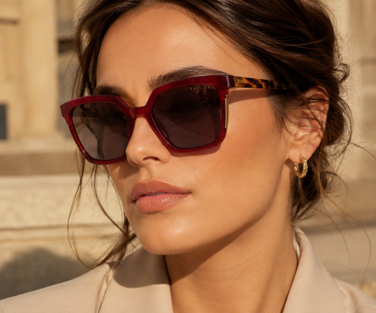 Radley 6506 172A Transparent Burgundy Sunglasses - Offer