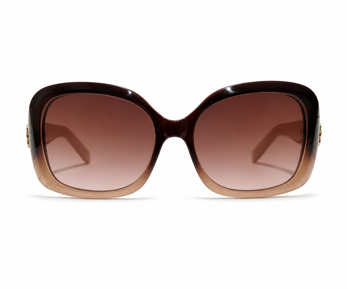 Karen Millen KM5053 182 Brown Sunglasses
