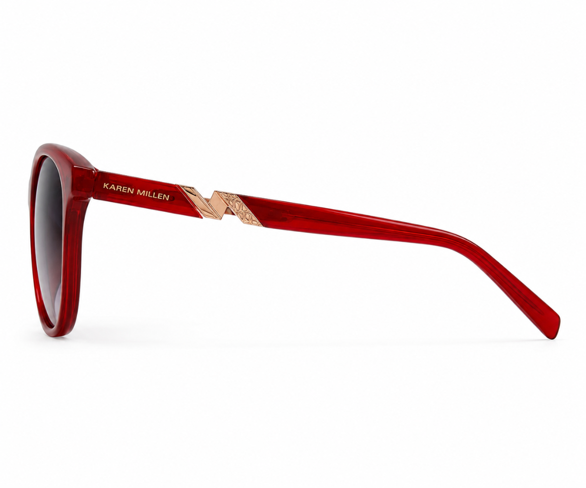 Karen Millen KM5057 200 Milky Wine Sunglasses