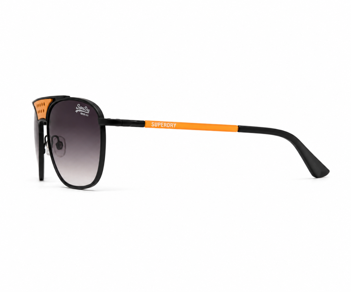 Superdry SDS-TROPHY-004 Black Orange Sunglasses - Offer