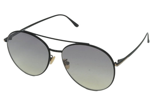 Tom Ford FT0757/S 01C Shiny Black Sunglasses - Black frame, Grey lens