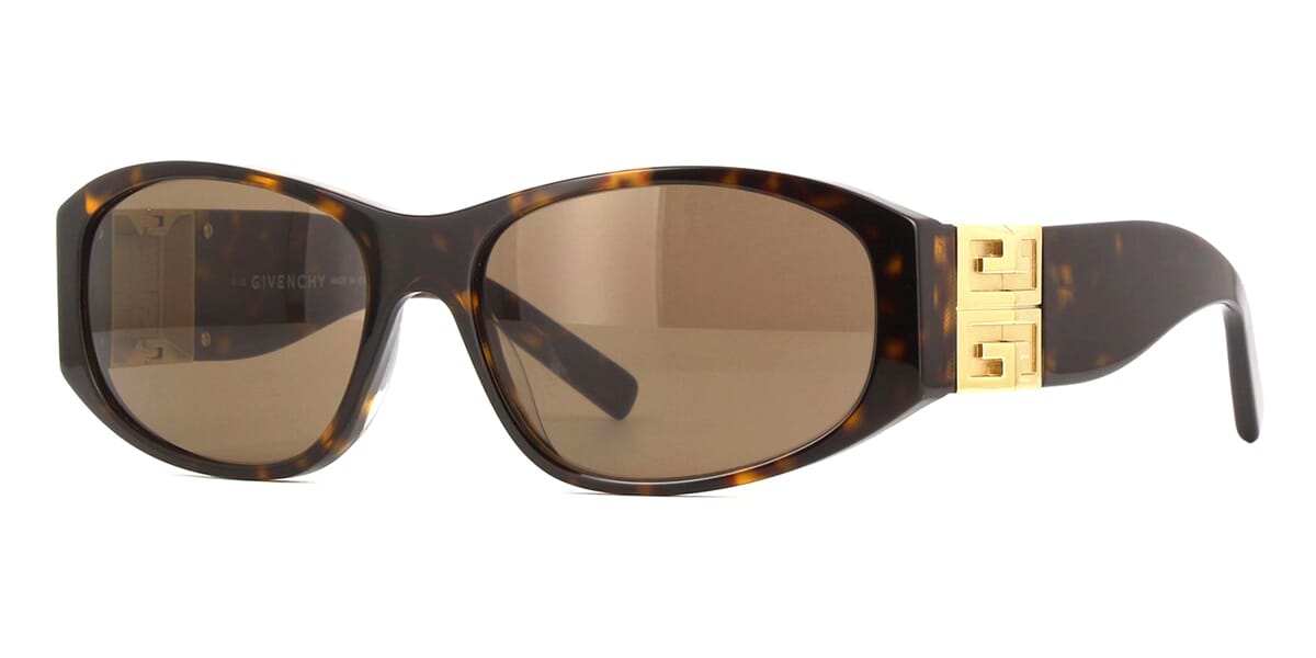 Givenchy GV40054I 5852E Havana Sunglasses - Brown / Tortoise frame, Brown lens