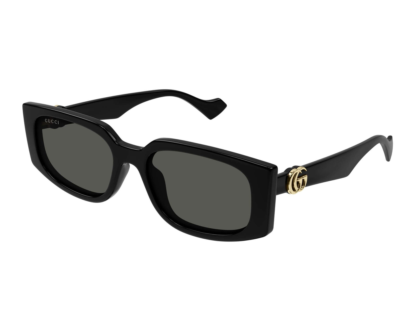 Gucci GG1534S 001 Black Sunglasses - Black frame, Grey lens