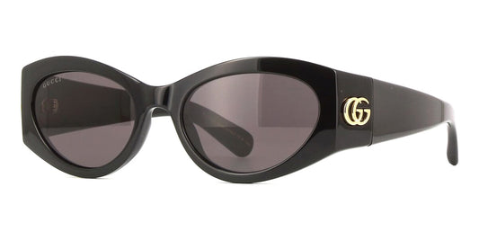 Gucci GG1401S 001 Black Sunglasses - Black frame, Grey lens