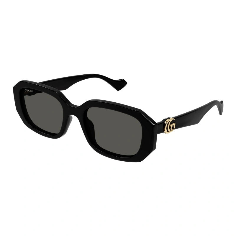 Gucci GG1535S 001 Balck Sunglasses - Black frame, Grey lens