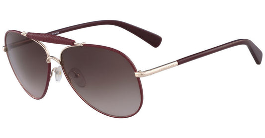 Longchamp LO100SL (772) ROSE GOLD/BURGUNDY Sunglasses