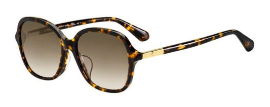 Kate Spade BRYLEE/F/S 086 DARK HAVANA Tortoise Sunglasses - Brown / Tortoise frame, Brown lens
