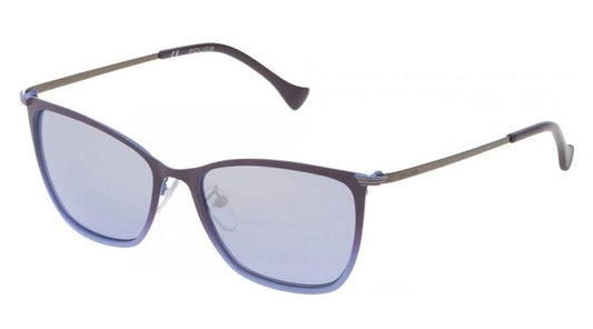 Police SPL191 I20X Matte Mauve Sunglasses - Matte Mauve frame, Purple lens