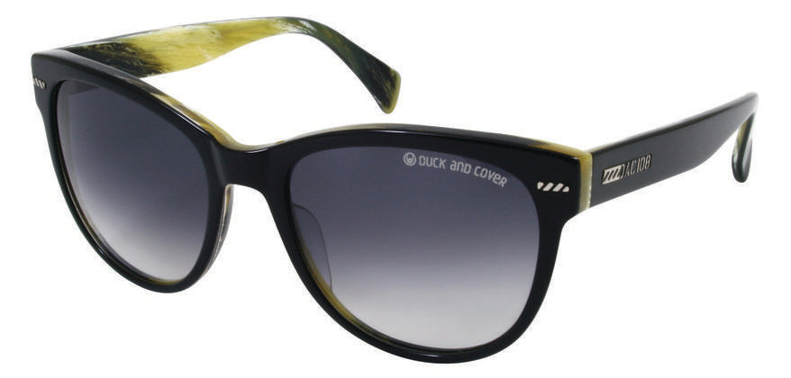 Duck and Cover DCS016 C1 Black Sunglasses - Black frame, Grey lens