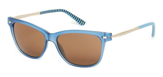 Joules JS7060 642 55 Blue Sunglasses - Blue frame, Brown lens