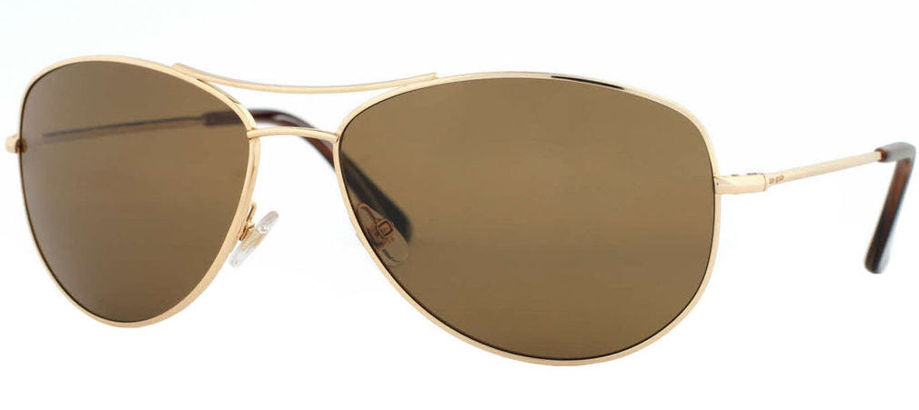 Kate Spade ALLY/P/S 3YGP Gold Sunglasses - Gold frame, Brown lens