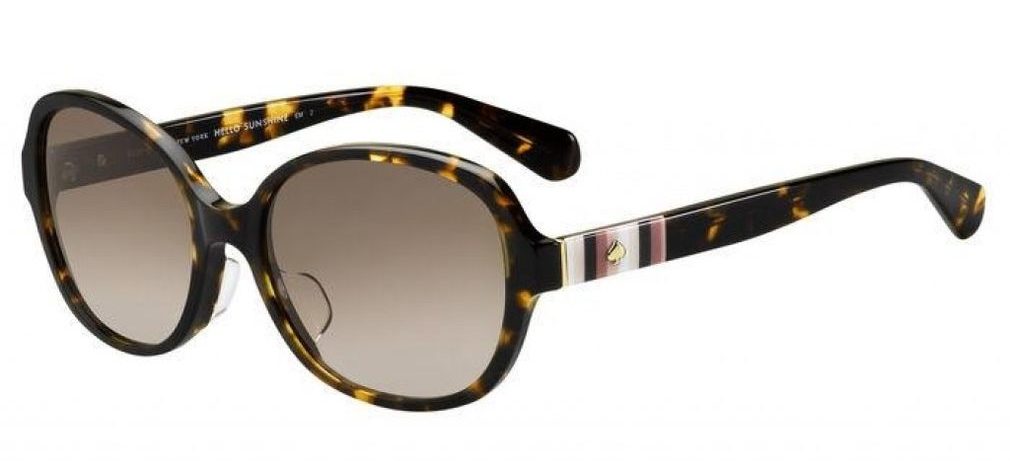 Kate Spade CAILEE/F/S 086 Havana Sunglasses - Brown / Tortoise frame, Brown lens