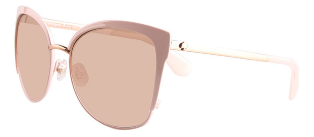 Kate Spade GENICE/S ORRD Rose Gold Sunglasses - Pink / Rose frame, Pink lens
