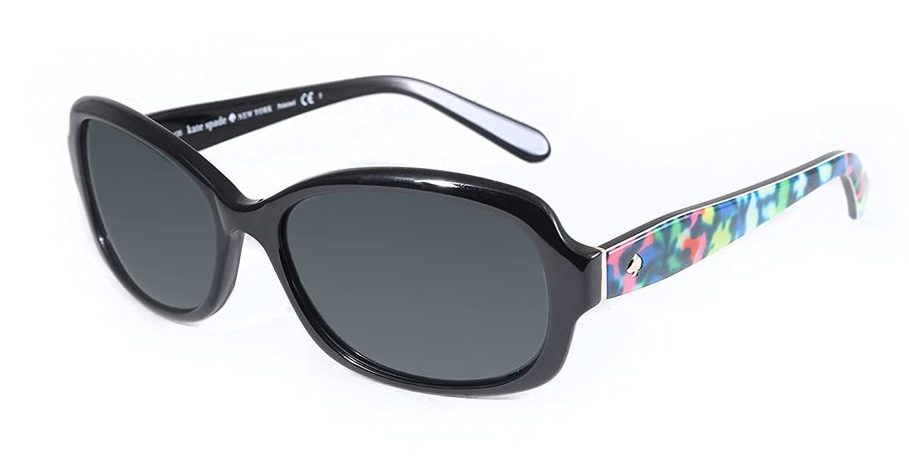 Kate Spade DARYA/P/S X74P Black Sunglasses - Black frame, Grey lens