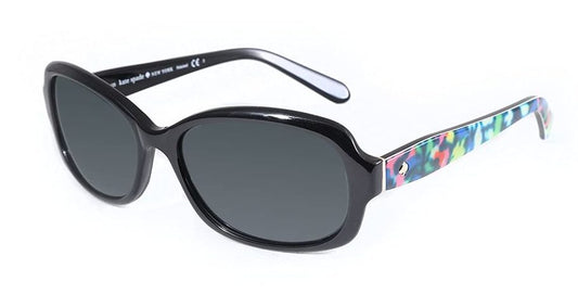 Kate Spade DARYA/P/S X74P Black Sunglasses - Black frame, Grey lens