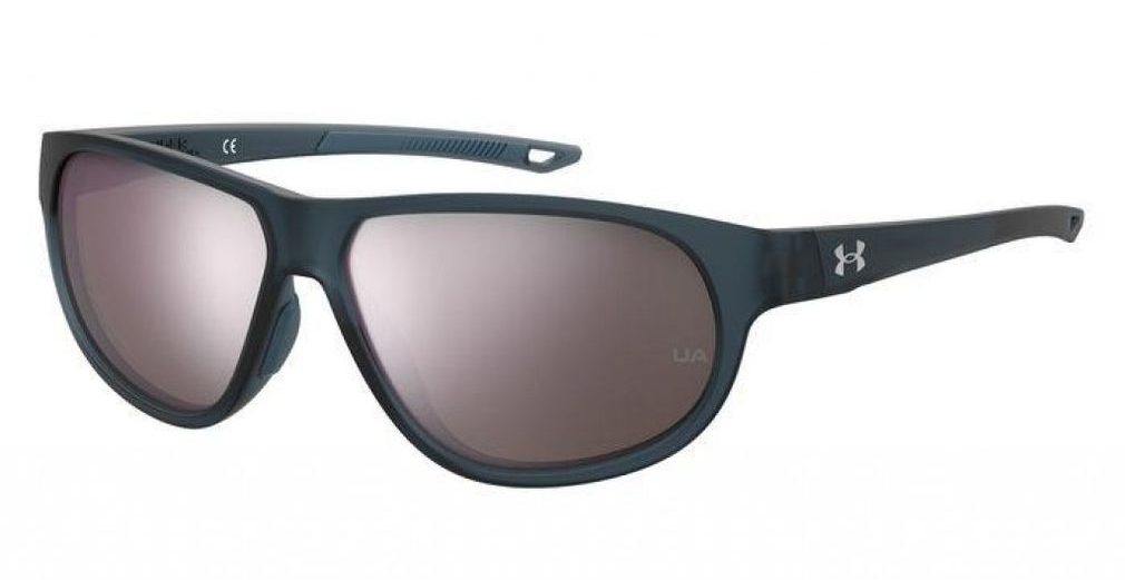 Under Armour UA INTENSITY OXZ BLUE Blue Crystal Sunglasses - Blue frame, Silver lens