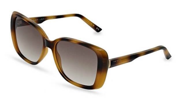 Ted Baker TB1640 136 57 Havana Sunglasses - Brown / Tortoise frame, Brown lens