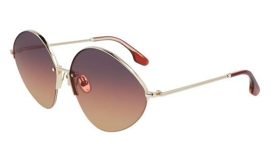 Victoria Beckham VB220S (732) Gold Sunglasses - Gold frame, Grey lens
