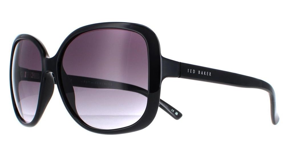 Ted Baker TB1312 001 Black Sunglasses - Black frame, Grey lens