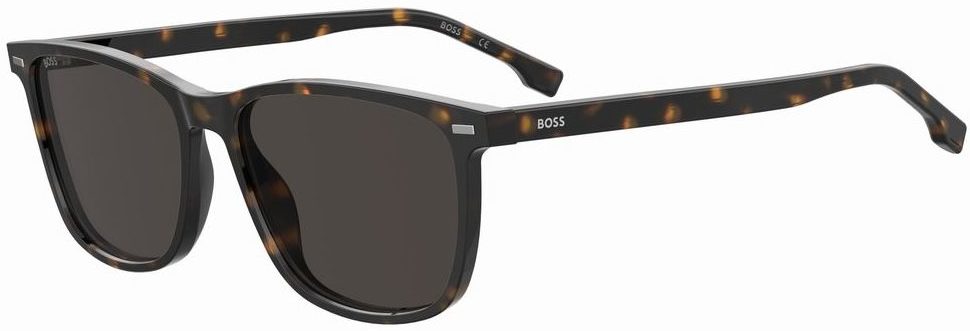 Hugo Boss BOSS 1554/0/S 086 Havana Sunglasses - Brown / Tortoise frame, Grey lens