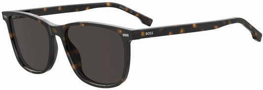 Hugo Boss BOSS 1554/0/S 086 Havana Sunglasses - Brown / Tortoise frame, Grey lens