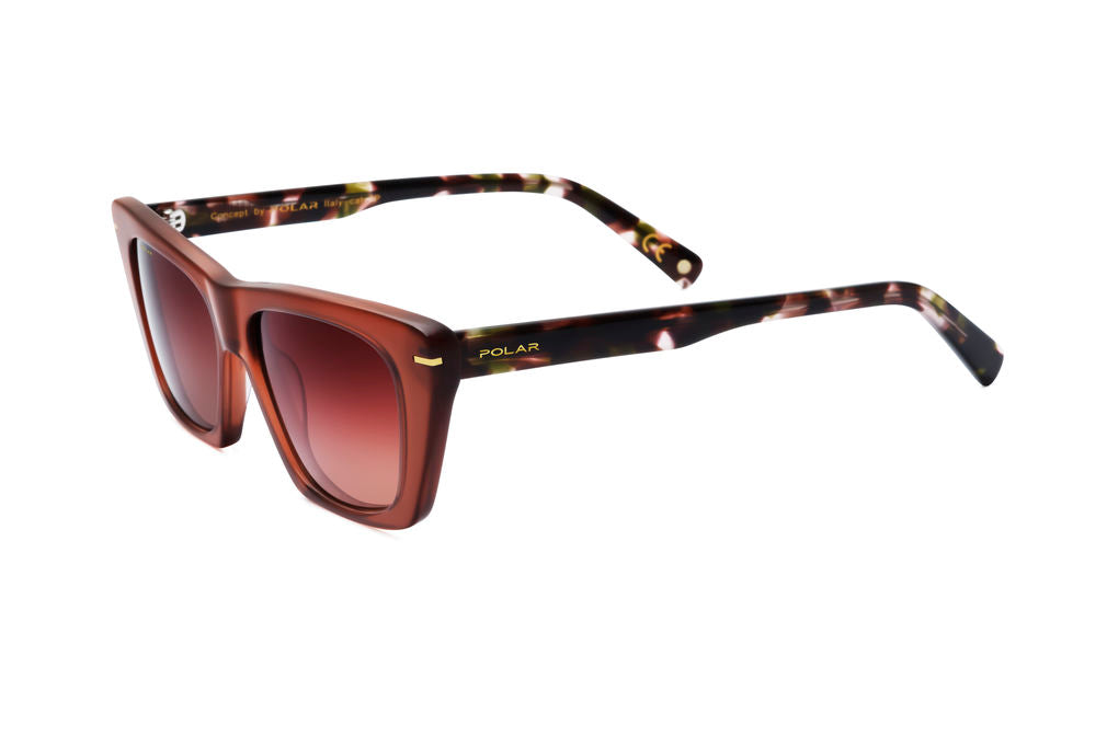Polar MOD.GOLD 134 COL.408 Shiny Dark Red Sunglasses