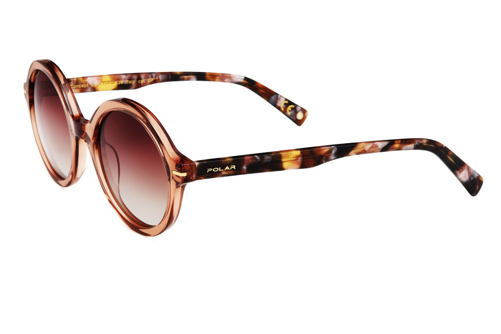 Polar MOD.GOLD 122 COL.408 Transparent Nude Brown Sunglasses