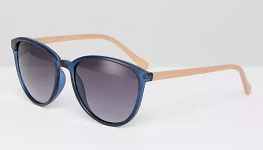 Ted Baker TB1442 651 57 Blue Sunglasses - Blue frame, Grey lens