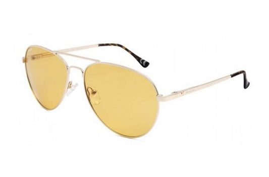Polar POLAR 664 02/Y HAPPY HOUR Shiny Gold/Yellow Polarised Lens Sunglasses