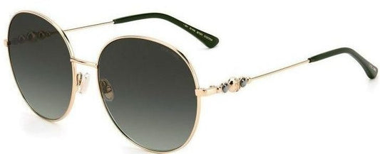 Jimmy Choo BRIDIE/S PEF60IB Rose Gold Sunglasses - Pink / Rose frame, Brown Gradient lens