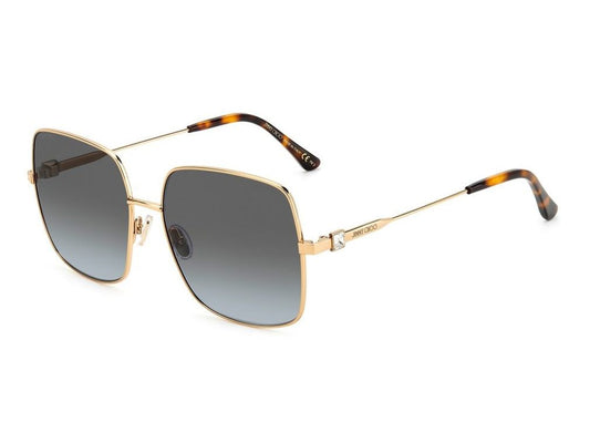 Jimmy Choo LILI/S 00058GB Rose Gold Sunglasses - Pink / Rose frame, Light Grey Gradient lens