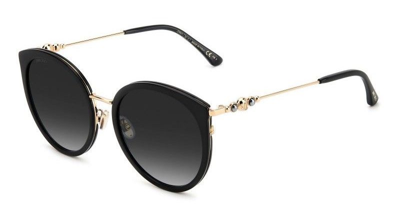 Jimmy Choo SUSSIE/G/SK 807569O Black Sunglasses - Black frame, Grey Gradient lens
