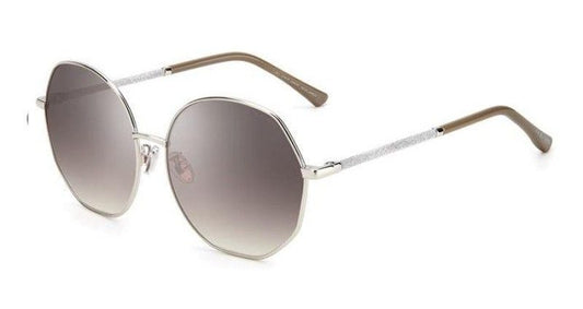 Jimmy Choo CORAL/G/SK RHL61FQ Gold Sunglasses - Gold frame, Grey Gradient Mirror lens