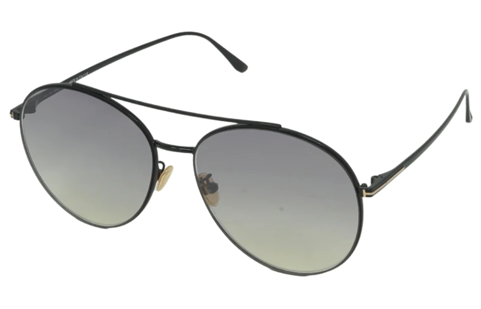Tom Ford FT0757-D/S 01C Black Sunglasses - Black frame, Grey lens
