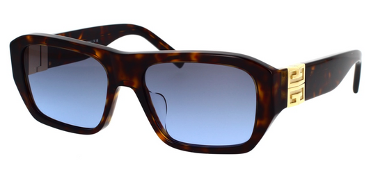 Givenchy GV40036U 5652W Dark Havana Sunglasses - Brown / Tortoise frame, Blue lens
