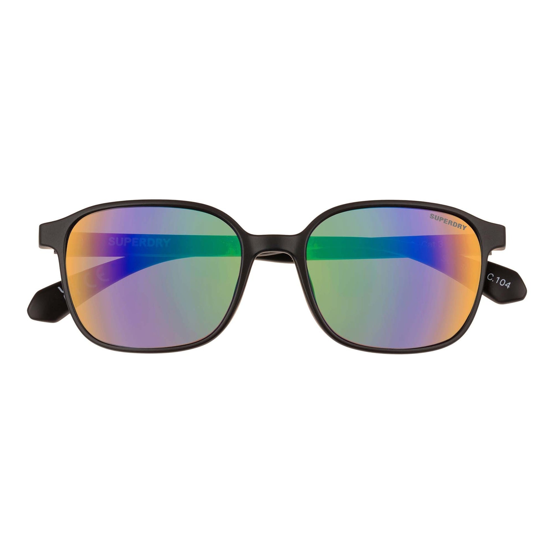 Superdry SDS-5028-104 Black Sunglasses - Black frame, Grey Lens lens