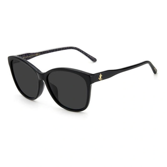 Jimmy Choo LIDIE/F/SK 1EIIR Black Sunglasses - Black frame, Grey lens