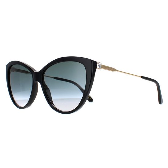 Jimmy Choo RYM/S 8079O Black Sunglasses - Black frame, Grey Gradient lens