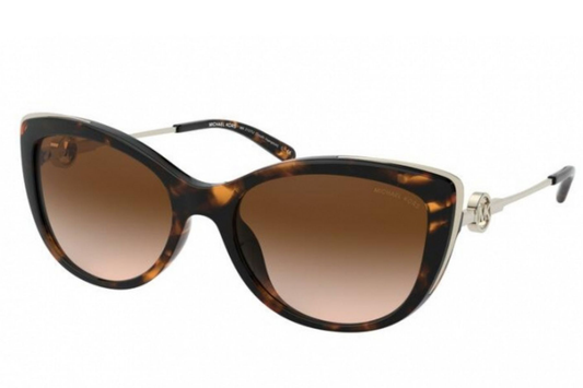 Michael Kors 0MK2127U 300613 Polished Dark Tortoise Gold Sunglasses