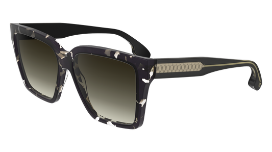 Victoria Beckham VB672S (010) Black Sunglasses - Black frame, Grey lens