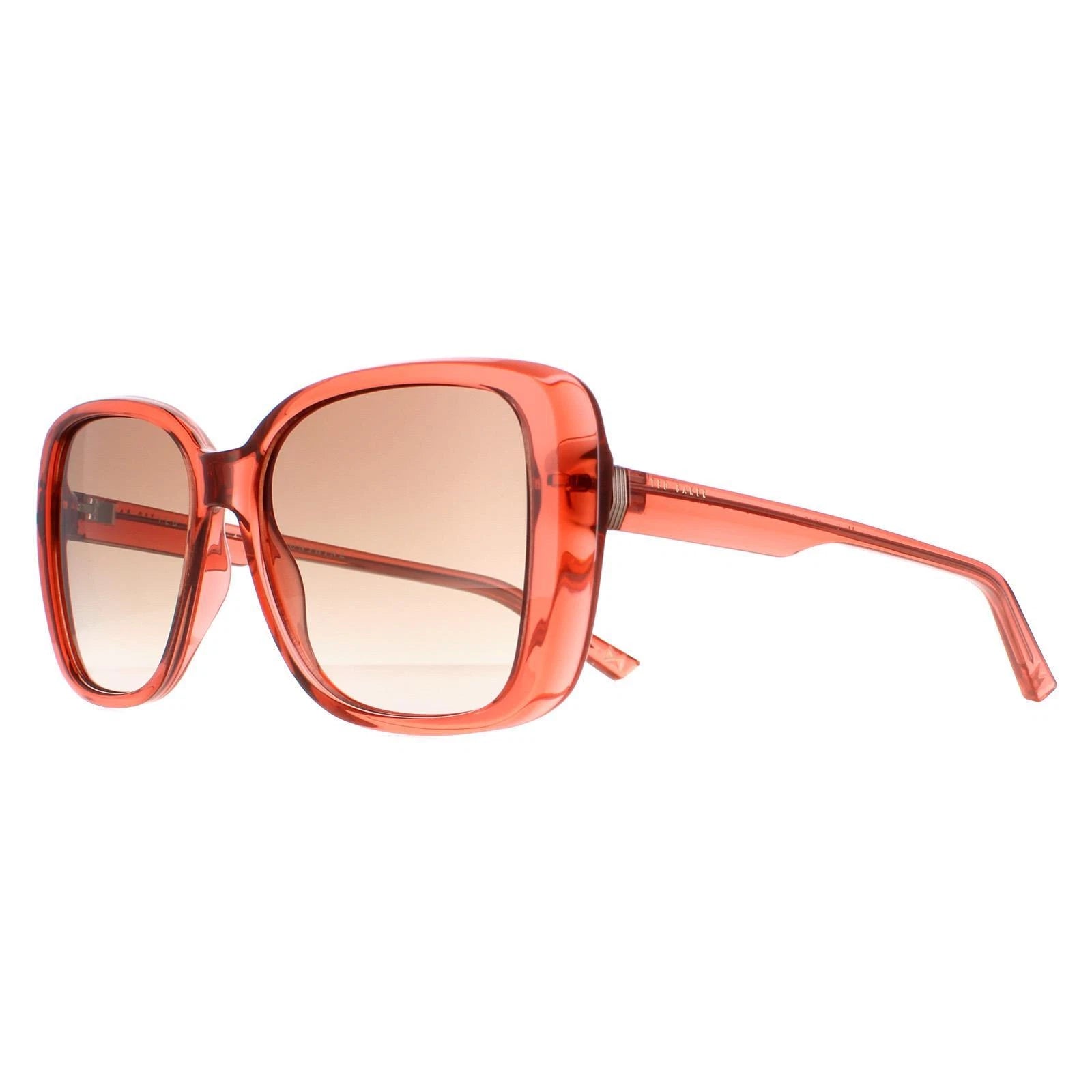 Ted Baker TB1640 220 57 Rose Sunglasses - Pink / Rose frame, Brown lens