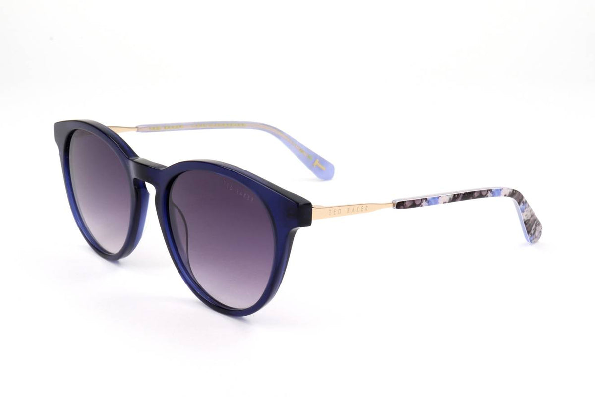 Ted Baker TB1746 657 Gloss Crystal Navy Sunglasses