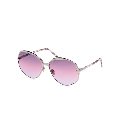 Tom Ford FT0913/S 14Z Shiny Light Ruthenium Sunglasses - Shiny Light Ruthenium frame, Gradient lens
